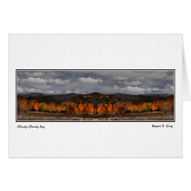 Bewölkter, bewölkter Tag (Vorderseite (Horizontal))