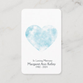 Bewölkter Christlicher Foto-Gebetskarte Visitenkarte