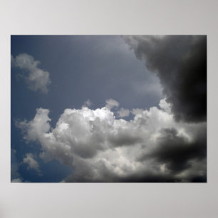 Bewölkter Himmel Poster