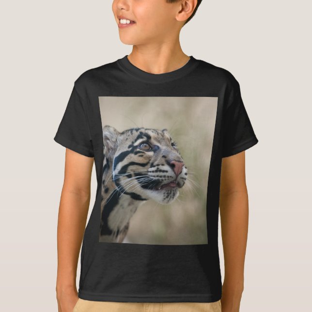 Bewölkter Leopard T-Shirt (Vorderseite)