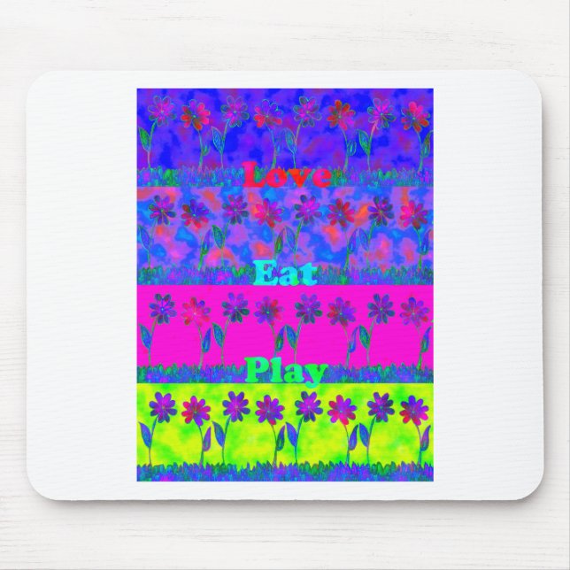 Bewölkter Tag Bessere Nacht.pnng Mousepad (Vorne)