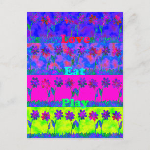 Bewölkter Tag Bessere Nacht.pnng Postkarte