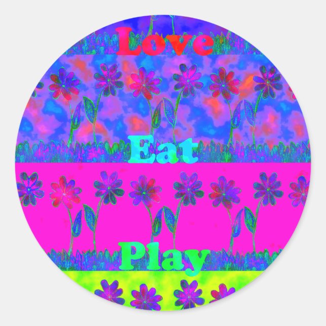 Bewölkter Tag Bessere Nacht.pnng Runder Aufkleber (Vorderseite)