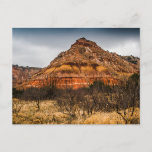 Bewölkter Tag über Palo Duro Canyon Staat Park, Te Postkarte