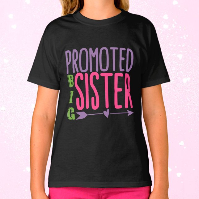 Beworben Big Sister - Big Sister Reveal T-Shirt (Von Creator hochgeladen)