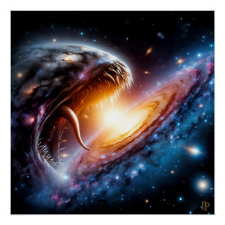 Bewunderer der Galaxien Poster