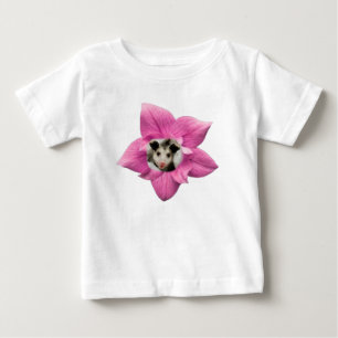 Bewunderlich Niedliches Baby Lächeln Baby Opossum  T-shirt