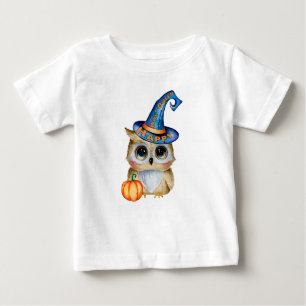 Bewunderlich Niedliches Glück "Owl’Oween" Baby T-shirt