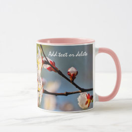 Bewundernswerte japanische Apricot-Blume Tasse