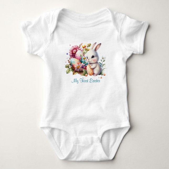 Bewundernswerte Ostersonne Baby Bodysuit Strampler (Vorderseite)