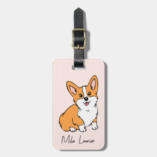 Bewundernswerte Personalisierte Gepäckmarke Corgi Gepäckanhänger