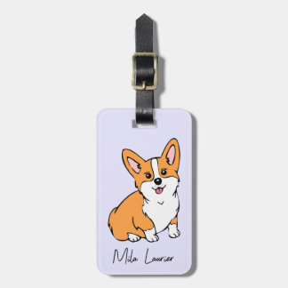 Bewundernswerte Personalisierte Gepäckmarke Corgi Gepäckanhänger