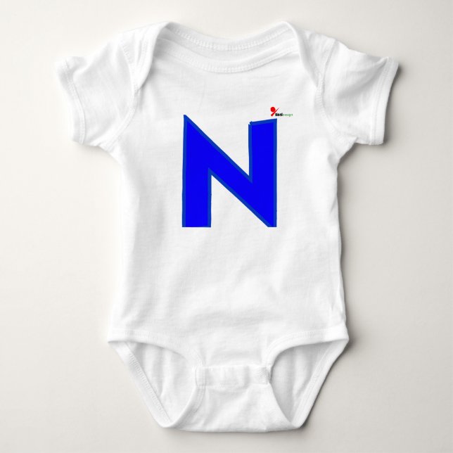 Bewundernswerter Baby Bodysuit mit einfachem Brief Strampler (Vorderseite)