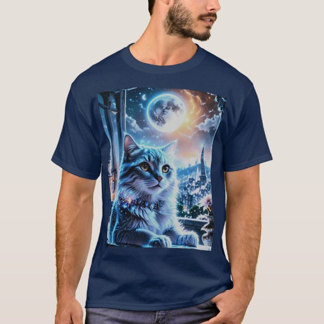 Bewundernswertes Big City Kitten T-Shirt (Vorderseite)