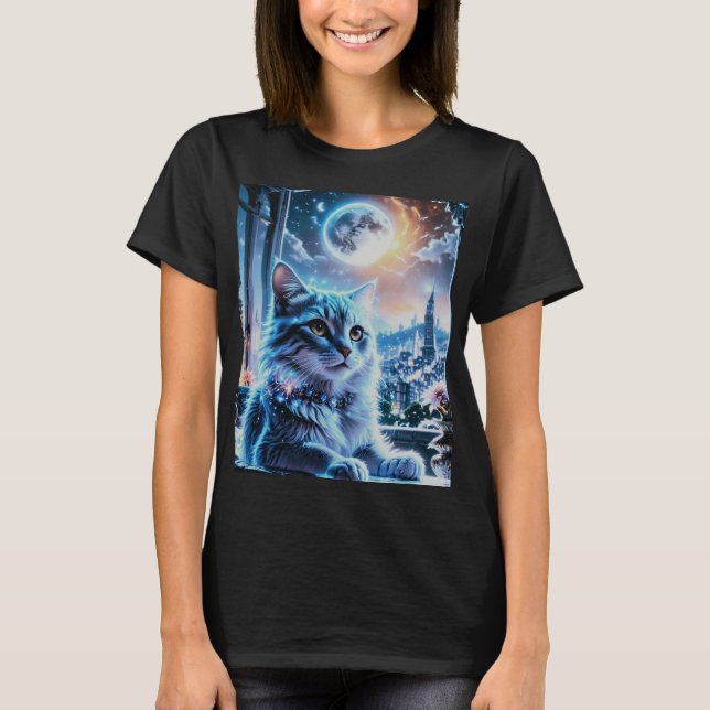 Bewundernswertes Big City Kitten T-Shirt (Vorderseite)