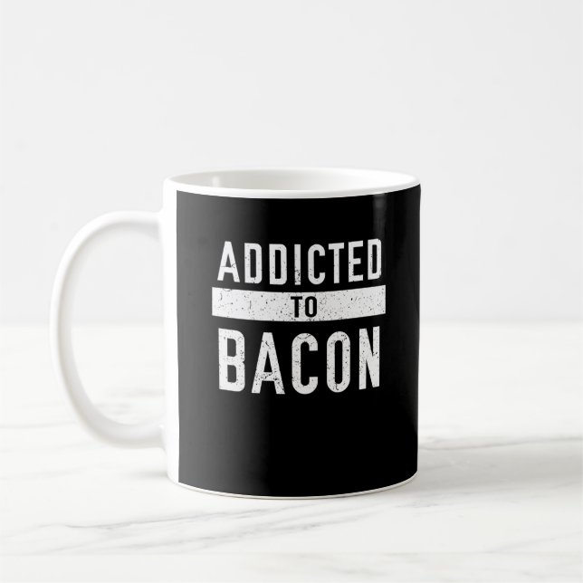 Bewundert Bacon Funny Baco Kaffeetasse (Links)