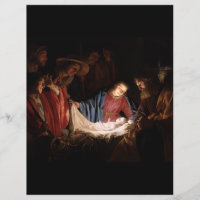 Bewunderung der Hirten durch Gerard van Honthorst