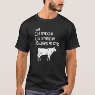Bewunderung meiner Kühe Kuhbullen Farm Dairy Far T-Shirt