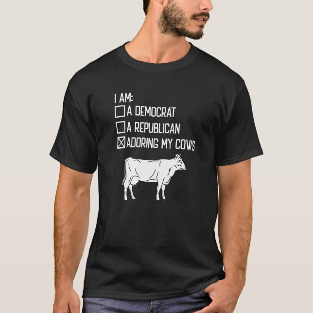 Bewunderung meiner Kühe Kuhbullen Farm Dairy Far T-Shirt (Vorderseite)