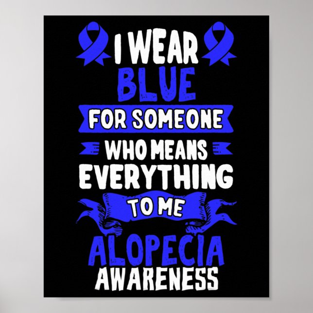 Bewusstlosigkeit - Alopezie Areata Poster (Vorne)