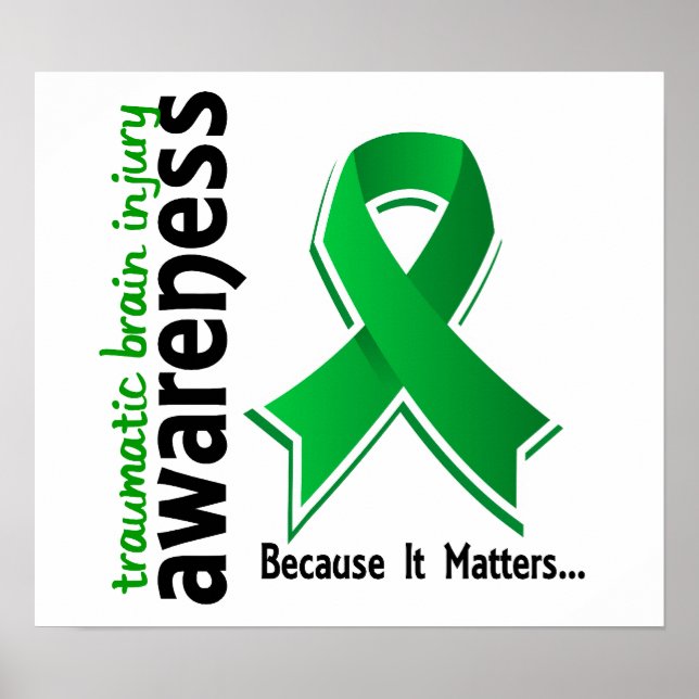 Bewusstsein 5 Traumatischer Hirnverletzung TBI Poster (Vorne)