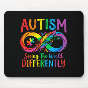 Bewusstsein Autismus sieht die Welt anders Mousepad