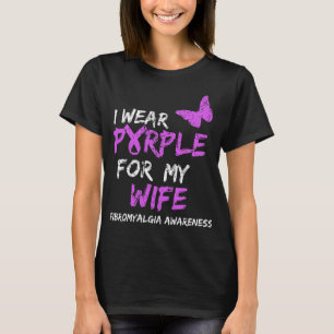 Bewusstsein, das ich für meine Ehefrau Lila trage T-Shirt