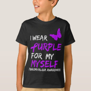 Bewusstsein, das ich für mich selbst Lila trage 4 T-Shirt