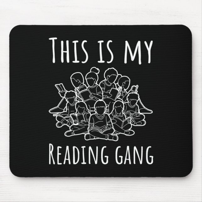 Bewusstsein - Das ist meine Leserbande Funny Dysle Mousepad (Vorne)