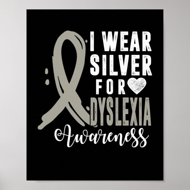 Bewusstsein, dass ich Silver Ribbon Learning Readi Poster (Vorne)