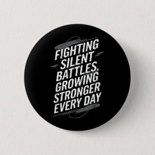 Bewusstsein Depression Angst Geistesgesundheit Button