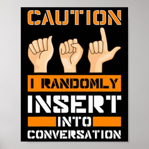 Bewusstsein der amerikanischen Gebärdensprache Hör Poster