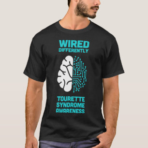 Bewusstsein des Gehirns für das Tourette-Syndrom T-Shirt