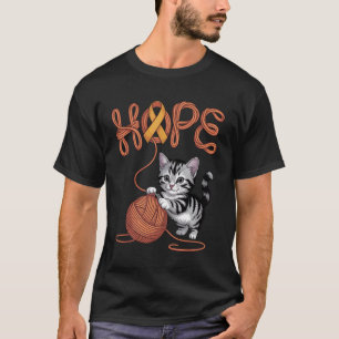 Bewusstsein für Anhangskrebs Orange Schleife Süße T-Shirt