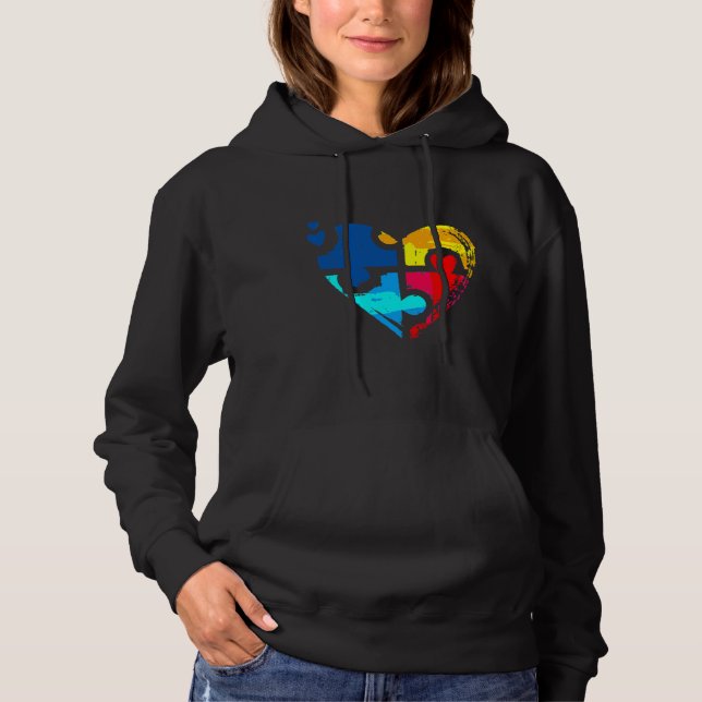 Bewusstsein für Autismus Hoodie (Vorderseite)
