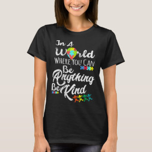 Bewusstsein für Autismus in einer Welt, in der man T-Shirt