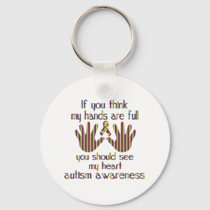 Bewusstsein für Autismus Schlüsselanhänger