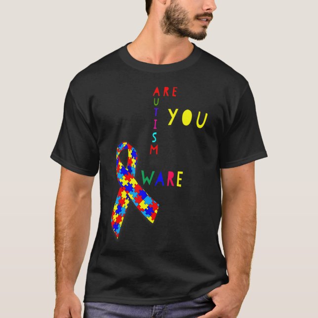 Bewusstsein für Autismus T-Shirt (Vorderseite)