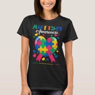 Bewusstsein für Autismus Zitat verstehen Liebe Fam T-Shirt