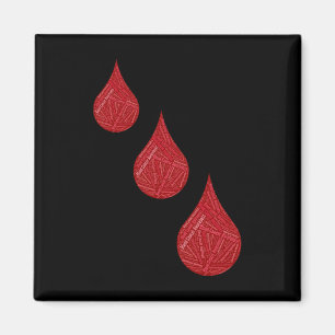 Bewusstsein für Blutkrebs Magnet