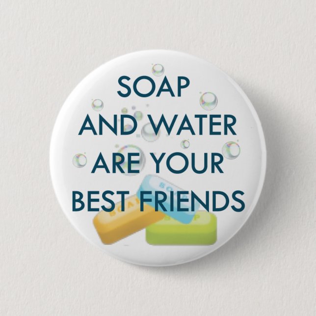 Bewusstsein für das Coronavirus Button (Vorderseite)