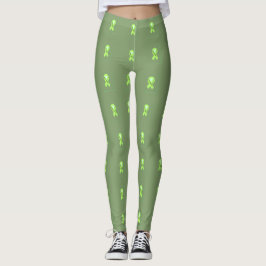 Bewusstsein für das Lymphom - Tribut an die grüne  Leggings