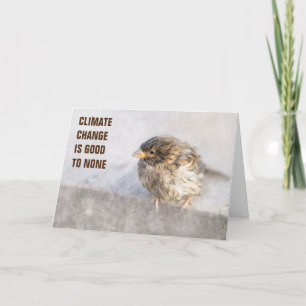 Bewusstsein für den Klimawandel Karte