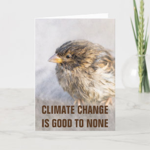 Bewusstsein für den Klimawandel Karte