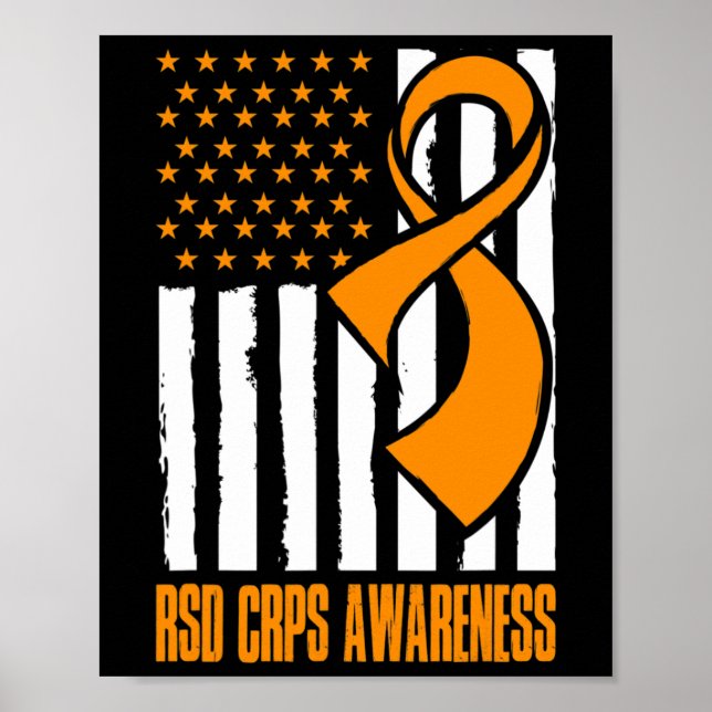 Bewusstsein für die "American Flag Crps" Poster (Vorne)