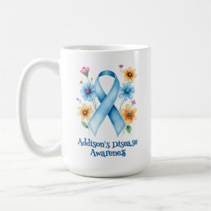 Bewusstsein für die Erkrankung Blue Ribbon Kaffeetasse