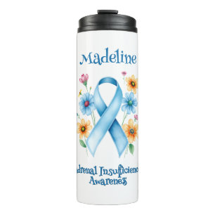 Bewusstsein für die Erkrankung Blue Ribbon Thermosbecher