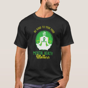 Bewusstsein für geistige Gesundheit, um freundlich T-Shirt