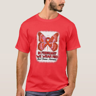Bewusstsein für Herzkrankheiten im Februar tragen  T-Shirt