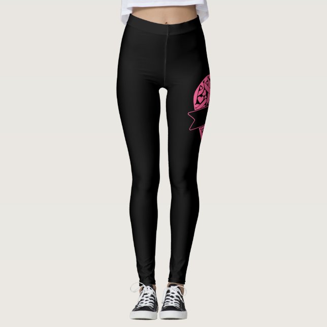 Bewusstsein für Herzkrebs Leggings (Vorderseite)